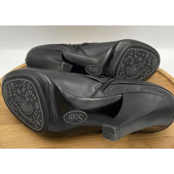 Sofft Florina High Heeled Ruched Bootie Boots, Black Size 9M - Picture 12 of 14